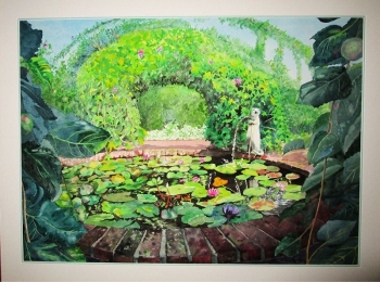 bestLily_Pond_Painting_by_Cathy_Hull