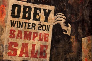 Obey Winter Sample sale