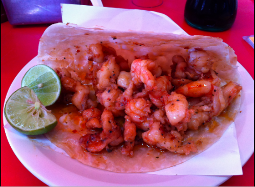 Shrimp tacos