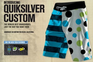 Design Your Own Quicksilver Boardshorts